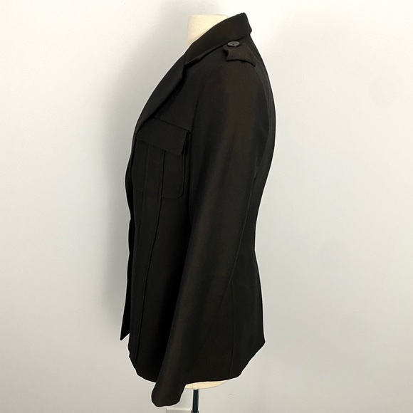 Gucci size EU 40 / US 2 Brown Wool and Silk Blazer - Picture 4 of 11